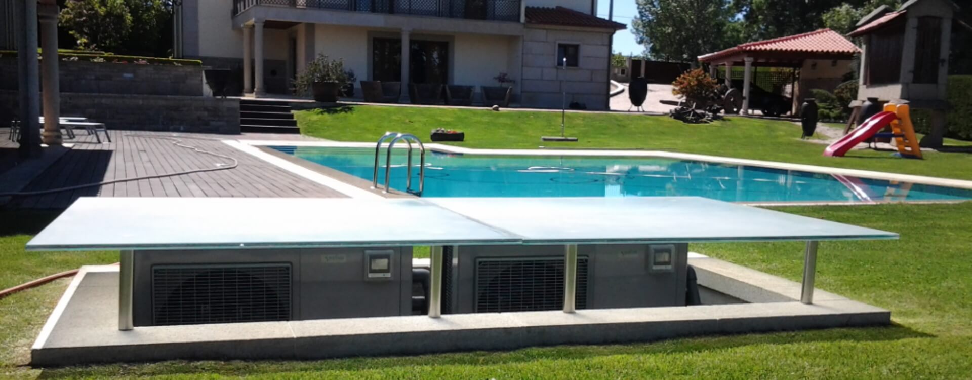 imagem de produtos para aquecimento de piscinas